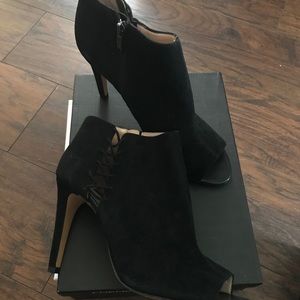 French connections suede booties
